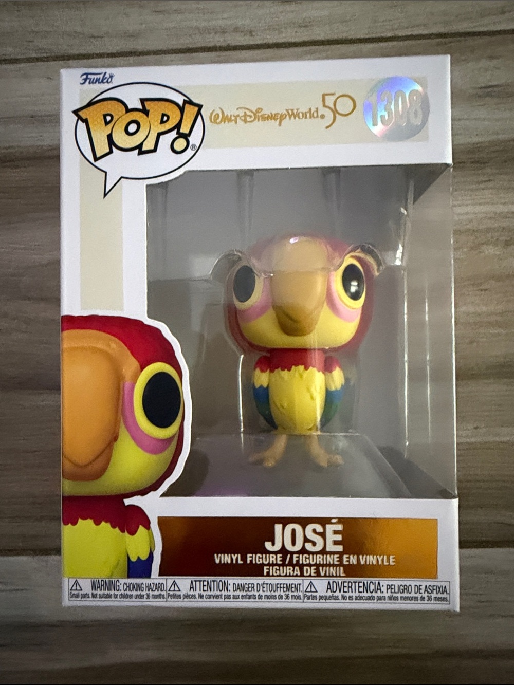 Funko Multicolor José Pop! Vinyl Figure - Red Yellow Pink Blue